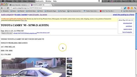 craigslist austin texas